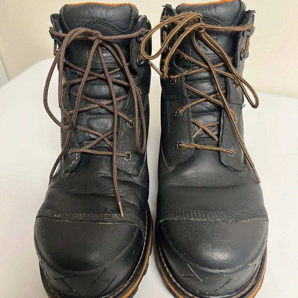 Timberland PRO Boondock 6-Inch Mens 13M Black Composite Toe Work Boots Workwear